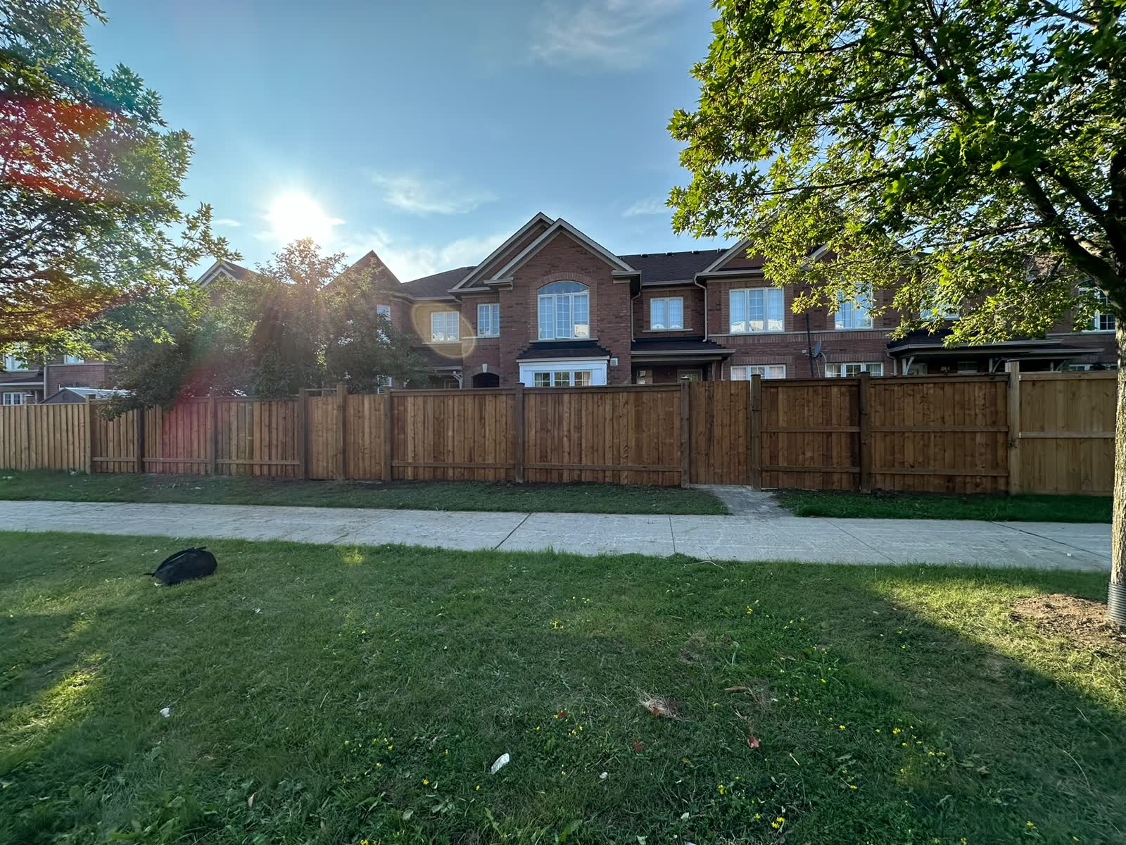 Street-Side Privacy Fence